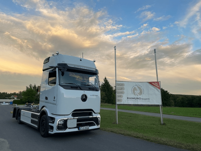 E-Actros Test quer